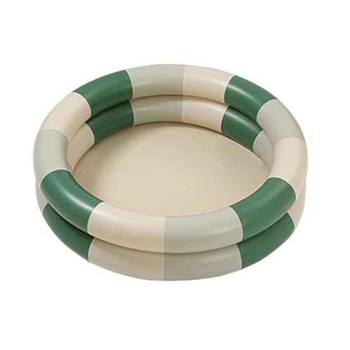 Aufblasbarer Babypool – Niedlicher Retro-Aufblaspool for Kinder, verdickte PVC-Familien-Wasserspielwanne, Sommerbadebecken for drinnen und draußen(Green) von XYFGSBHQ