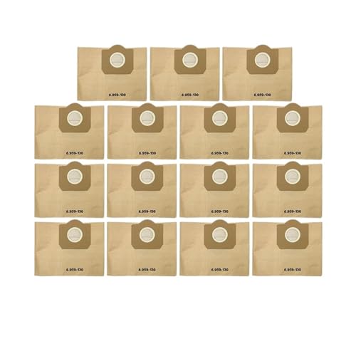 Ersatz-Staubbeutel-Hepa-Filter, kompatibel mit Kärcher, MV3 WD3 WD3200 WD3300 A2204 A2656 WD3.500P SE4001 SE4002 Staubsaugerteile(15PCS) von XYFGSBHQ
