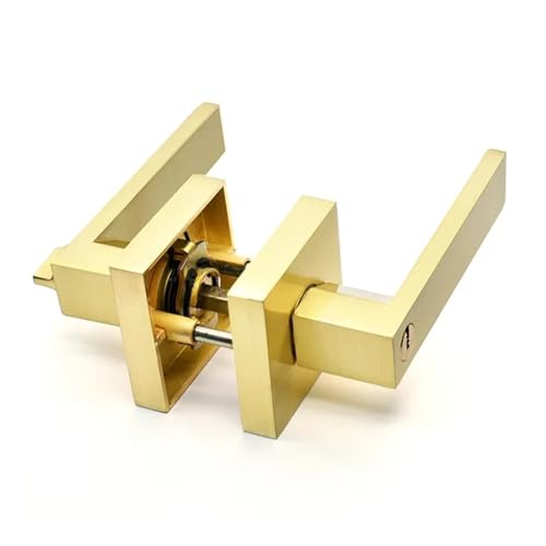 XYFGSBHQ Türschlossgriff – Hochwertiges Griffschloss aus Zinklegierung, dreipoliges kugelförmiges Türschloss for Schlafzimmer und Badezimmer, Innentürschlösser(Style 6) von XYFGSBHQ