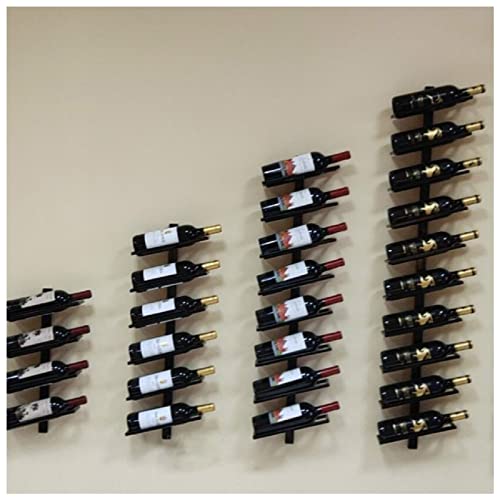 An der Wand montiertes Weinregal für 1–12 Weinflaschen, abnehmbares Weinflaschen-Lagerregal, an der Wand montierter Weinflaschen-Präsentationsständer, Handtuchhalter, kann als 1 Guss für 12 Weinflas von XYFSP