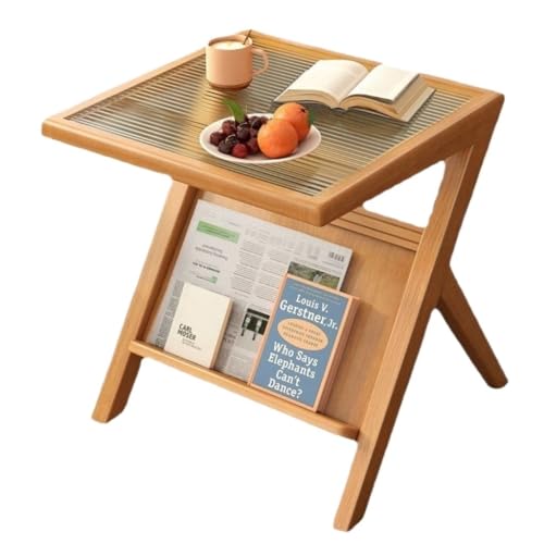 XYGQYJ Wohnzimmer-Beistelltisch Stilvoller, minimalistischer Beistelltisch – vielseitig einsetzbar for Sofa oder Nachttisch Couchtisch(Brown,B) von XYGQYJ