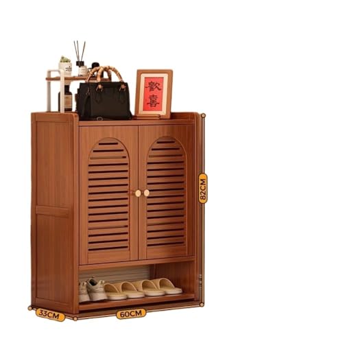 XYGQYJ smartes Design Klassisches chinesisches Ausstellungsregal aus Massivholz: Exquisite Handwerkskunst mit orientalischem Charme für Ordnung in den Schuhen(Six Floors Shutter Door) von XYGQYJ