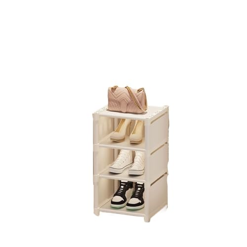 XYGQYJ smartes Design Moderne, einfache vertikale Schuhregalserie: Platzsparend, for einen ordentlichen Eingang für Ordnung in den Schuhen(White4 layer27*26 * 56cm) von XYGQYJ