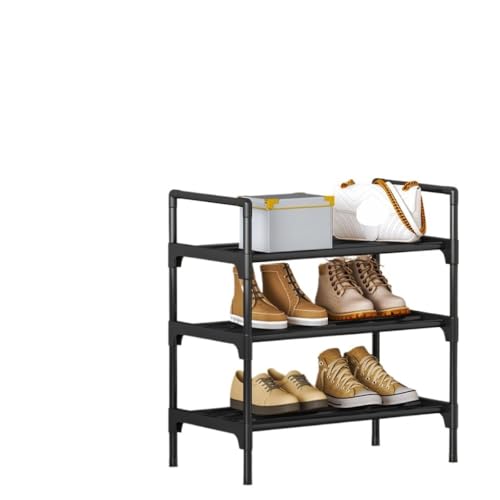 smartes Design Praktische Schuhregale im Industriestil: Robustes Material, das den Anforderungen an die Aufbewahrung von Schuhen zu Hause gerecht wird für Ordnung in den Schuhen( three layers45*26*56 von XYGQYJ