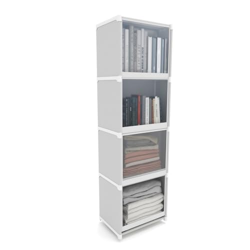 smartes Design Praktische und vielseitige Bücherregalstile: Hochwertige Paneele, die unterschiedliche Anforderungen an die Aufbewahrung von Büchern erfüllen für Ordnung in den Schuhen(White3,42*30*105 smartes Design Praktische und vielseitige Bücherregalstile: Hochwertige Paneele, die unterschiedliche Anforderungen an die Aufbewahrung von Büchern erfüllen für Ordnung in den Schuhen(White3,42*30*105 von XYGQYJ