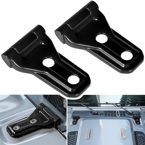 XYHAOAI Front Motorhaube Scharnierabdeckung Trim für 2018-2022 Jeep Wrangler JL JLU Unbegrenzte Sport Freiheit Sahara Rubicon Gladiator JT 2-Tür & 4-Tür von XYHAOAI