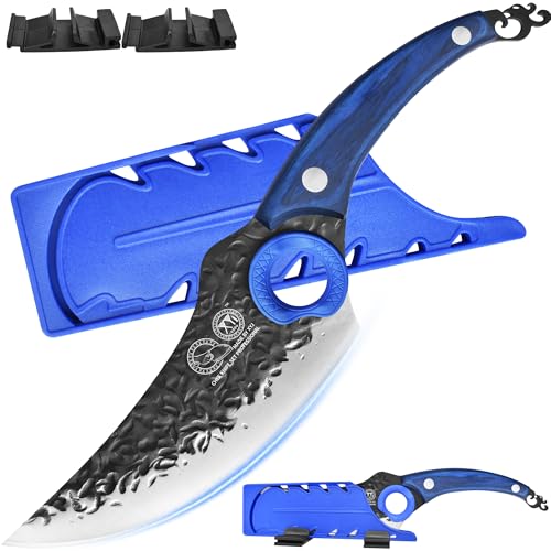 XYJ Knife Kitchen,Forged Boning Knife Cleaver Meat Cutting,High Carbon Steel,Chef Knife for Kitchen,Outdoor Camping,Full Tang Wood Handle,Knife With Sheath XYJ Knife Kitchen,Forged Boning Knife Cleaver Meat Cutting,High Carbon Steel,Chef Knife for Kitchen,Outdoor Camping,Full Tang Wood Handle,Knife With Sheath von XYJ