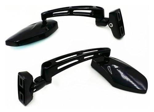 XYJTC Motorradspiegel, for Kawa&saki for ZX6R 2000-2012 for ZX9R 1994-2003 for ZX10R 2004-2010 Motorrad-Rückspiegel Rückspiegel Moto-Lenkerspiegel (Schwarz) von XYJTC
