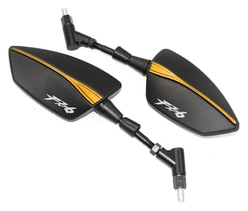 XYJTC Motorradspiegel, for Y&amaha FZ6 FZ6N FZ6S FZ6R for FAZER S2 Motorrad Einstellbare Seitenrückspiegel Universal-Rückspiegel for Moto-Lenker(5) von XYJTC