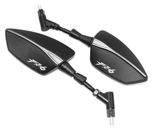 XYJTC Motorradspiegel, for Y&amaha FZ6 FZ6N FZ6S FZ6R for FAZER S2 Motorrad Einstellbare Seitenrückspiegel Universal-Rückspiegel for Moto-Lenker (2)(1) von XYJTC