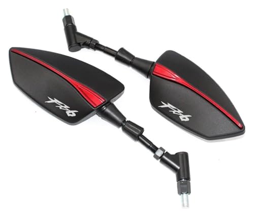 XYJTC Motorradspiegel, for Y&amaha FZ6 FZ6N FZ6S FZ6R for FAZER S2 Motorrad Einstellbare Seitenrückspiegel Universal-Rückspiegel for Moto-Lenker (2)(3) von XYJTC
