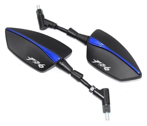 XYJTC Motorradspiegel, for Y&amaha FZ6 FZ6N FZ6S FZ6R for FAZER S2 Motorrad Einstellbare Seitenrückspiegel Universal-Rückspiegel for Moto-Lenker (2)(4) von XYJTC