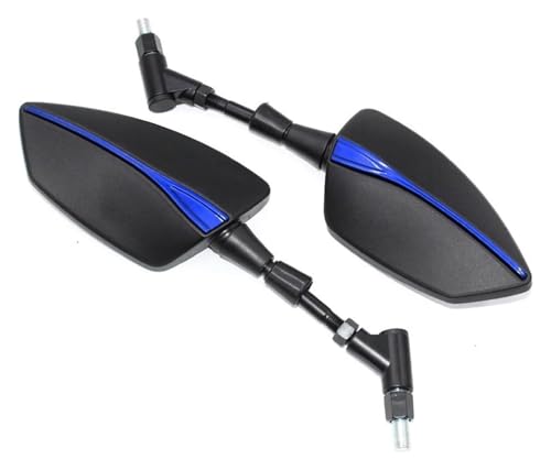 XYJTC Motorradspiegel, for Y&amaha FZ6 FZ6N FZ6S FZ6R for FAZER S2 Motorrad Einstellbare Seitenrückspiegel Universal-Rückspiegel for Moto-Lenker (2)(7) von XYJTC