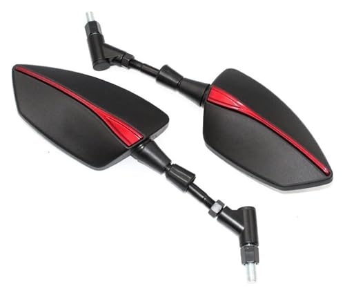 XYJTC Motorradspiegel, for Y&amaha FZ6 FZ6N FZ6S FZ6R for FAZER S2 Motorrad Einstellbare Seitenrückspiegel Universal-Rückspiegel for Moto-Lenker (2)(9) von XYJTC