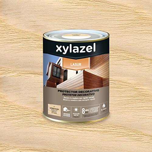 Xylazel – Displayschutzfolie Wasser Lasur Satin 750 ml Farblos von XYLAZEL