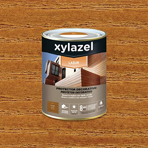 Xylazel – Matt Displayschutzfolie Wasser Holzlasur 750 ml Teak von XYLAZEL