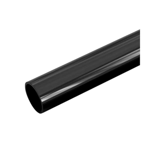 1 Stück 100 Cm Schwarzes PVC-Rundrohr, Außendurchmesser 20–50 Mm, Dicke 2 2,2 2,4 Mm, Rohr For Entwässerungskanal, Draht- Und Kabelschutz, Aquariumzubehör(50mm) von XYMMANM