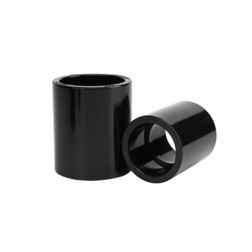 2 Pcs pure black PVC straight through water supply pipe Dia 20 25 32 40 50MM, high pressure resistant fish tank tube fittings(32mm) von XYMMANM