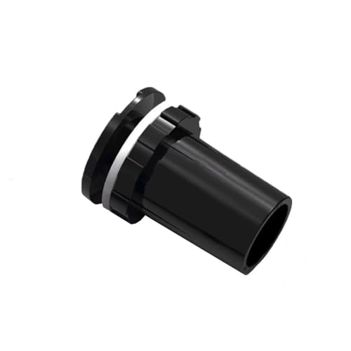 2 Schwarze PVC-Abflussrohre Mit Flachem Kopf, Innendurchmesser 20–50 Mm, Abgedichtet An Der Öffnung Der Glaswassertankklemme Und Des Fischtanks For Direkte Entwässerung(25mm) von XYMMANM