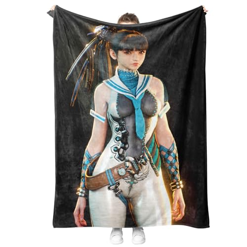 Stellar Blade Kuscheldecke Flauschig Decke 150x200cm Sofadecke Kinder Warm Wohndecke Couchdecke,Decken Weich Sofaüberwurf Erwachsene (Eve) von XYOK