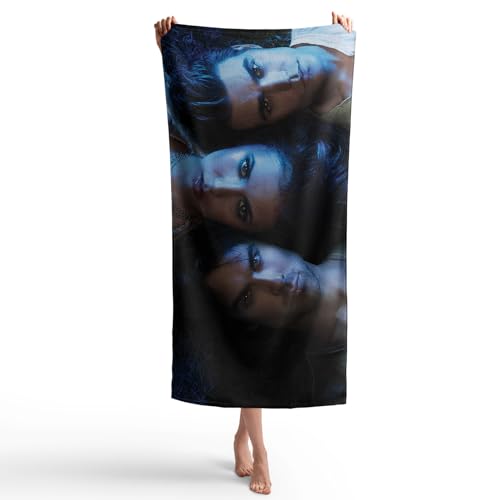 XYOK The Vampire Diaries Kinder Strandtuch Damon Mikrofaser Badetuch sandfrei 3D Drucken Handtuch Junge und Mädchen Geschenke (TVD1, 140x70cm) von XYOK