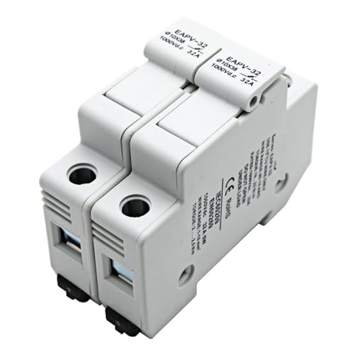 2P Din Rail Solar PV DC Sicherungshalter geeignet for 10 * 38mm Link for Photovoltaik-Systemschutz von XYRGPQYI