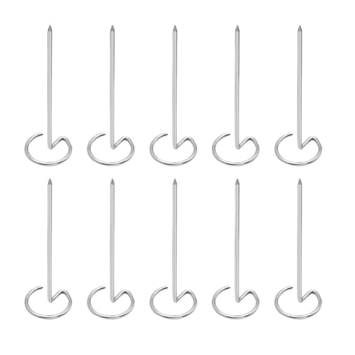 Edelstahl-Spieße for Luftfritteuse, wiederverwendbar, Grill-Fleischspieß, Metall, Küchen-Backstab, Mini-Kochutensilien von XYRGPQYI