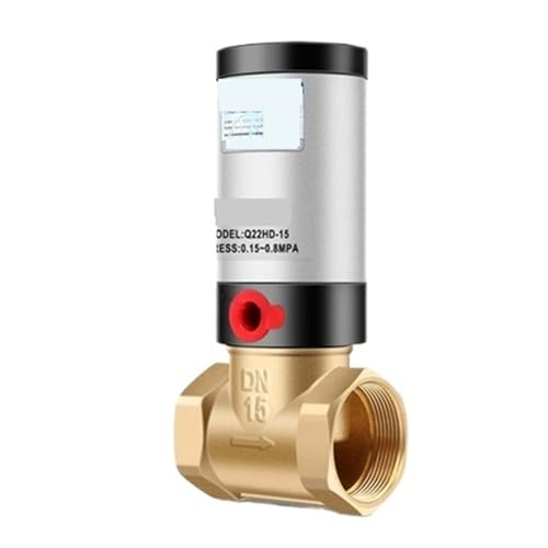 XYRGPQYI 1/2" Fluid-Luftregelventil Q22HD Messinggehäuse pneumatisch(NBR Seal) von XYRGPQYI