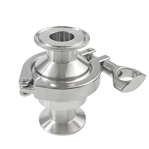 XYRGPQYI 3/4 ''1'' 1,5 '' 2 Tri Clamp Rückschlagventil Einwegfluss SS304/316L Edelstahl Sanitär Einweg Vertikal(OD45mm Ferrule 64,SUS304) von XYRGPQYI
