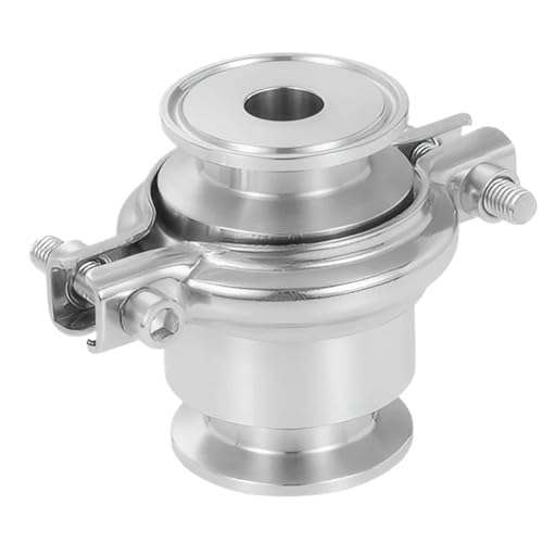 XYRGPQYI 3/4 ''1'' 1,5 '' 2'' Tri Clamp Rückschlagventil Einwegfluss SS304/316L Edelstahl Sanitär Vertikal(OD32mm Ferrule 50.5,SUS 316L) von XYRGPQYI