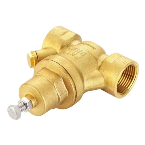 XYRGPQYI 304 Stainless Steel/Brass Pressure Reducing Valve DN15-DN50 Adjustable Without Gauge(DN15x1l2) von XYRGPQYI