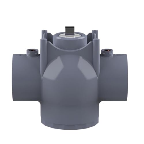 XYRGPQYI DN100/DN80 plattform PVC DREI-Weg kugelhahn intelligente ventil körper UPVC Landwirtschaft bewässerung smart Farm(11090L) von XYRGPQYI
