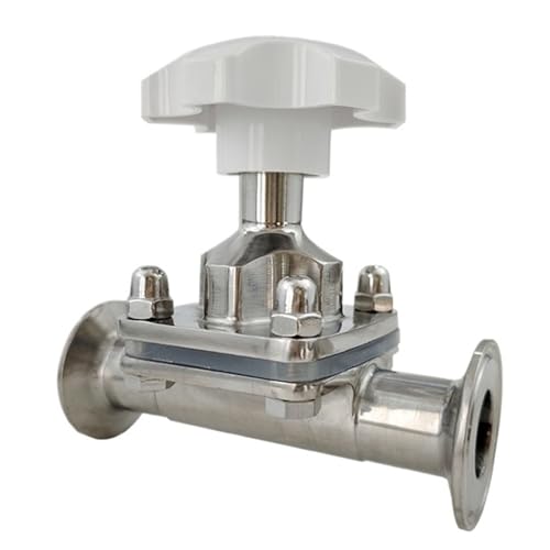 XYRGPQYI DN15 DN20 DN25 DN50 1,5 "2" Tri Clamp Membran Ventil SS316L Edelstahl Sanitär(38mm x Ferrule 50.5) von XYRGPQYI