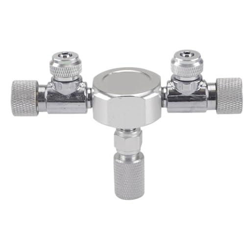 XYRGPQYI Edelstahl-Mehrkanal-Aquarium-CO2-Separator-Verteiler-Rückschlagventil Aquarium-Generator-Regler-Zubehör(Bubble Counter 3 pcs) von XYRGPQYI