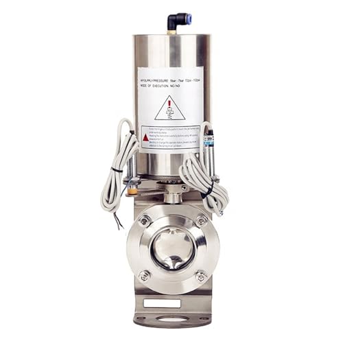 XYRGPQYI Hygienisches, pneumatisch betätigtes Absperrventil mit Federrückstellung und NPN-Stellungsregler(Low Pressure) von XYRGPQYI