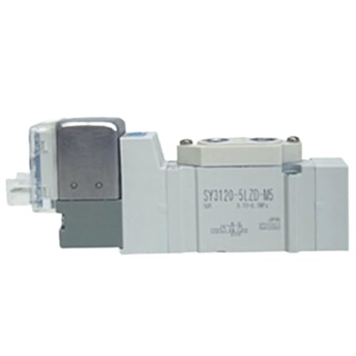 XYRGPQYI Magnetventil 5 Anschlüsse SY-Serie SY3000 SY3120 SY3140 SY3320 SY3420 SY3120-5LZD-M5/C4/C6 SY3120-5G-M5/C4/C6 SY3120-6LZD-M5(SY3120-5G-C6) von XYRGPQYI