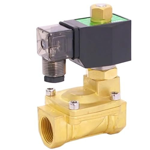 XYRGPQYI Normalerweise geöffnete 2-Wege-Pilotmembran-Messing-Wassermagnetventile Durchflussregelung 1/2 "BSP 24 V 220 AC 15 mm PX-15K NBR(DC12V) von XYRGPQYI