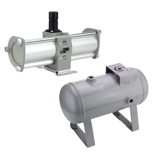 XYRGPQYI Pneumatisches Boosterventil der VBA-Serie VBA10A-02GN VBA10A-02 VBA20A-03 VBA40A-04 VBA43A-04 VBA42A-04 Lufttank VBAT-Serie(Yellow) von XYRGPQYI