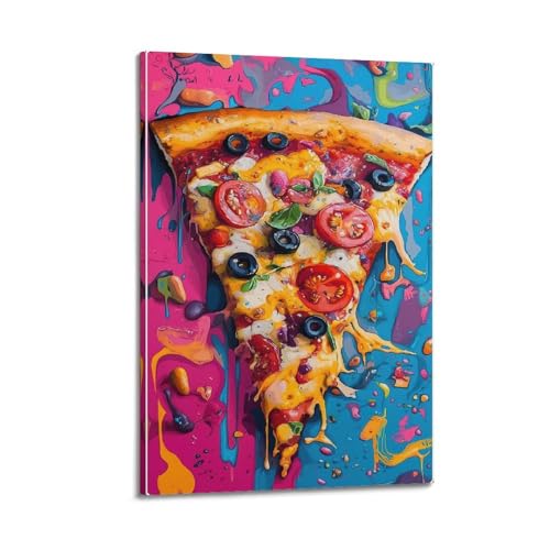 XYSXYCP PopArt PizzaSlice Wandkunst-Fotoalbum, Essens-Poster, moderne Familiendekoration für Wohnzimmer, 20 x 30 cm XYSXYCP PopArt PizzaSlice Wandkunst-Fotoalbum, Essens-Poster, moderne Familiendekoration für Wohnzimmer, 20 x 30 cm von XYSXYCP