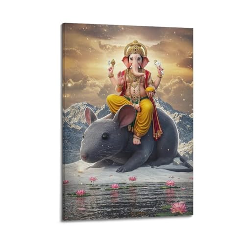 XYSXYCP Wandkunst-Fotoalbum, HinduGod-Poster, MajesticMountainGanesha, moderne Familie für Wohnzimmer, Dekoration, 30 x 45 cm XYSXYCP Wandkunst-Fotoalbum, HinduGod-Poster, MajesticMountainGanesha, moderne Familie für Wohnzimmer, Dekoration, 30 x 45 cm von XYSXYCP