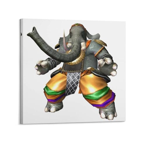 XYSXYCP Wandkunst-Fotoalbum, HinduGod-Poster, MightyWarriorGanesha, moderne Familie für Wohnzimmer, Dekoration, 50 x 50 cm XYSXYCP Wandkunst-Fotoalbum, HinduGod-Poster, MightyWarriorGanesha, moderne Familie für Wohnzimmer, Dekoration, 50 x 50 cm von XYSXYCP