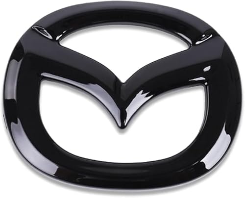 XYTUAT Auto Emblem Aufkleber, Für Mazda 2 3 6 CX-3 CX-5 CX-30 CX-60 CX-80 MX-30 MX-5, Motorhaube Kofferraum Logo Heckklappen Buchstaben Selbstklebende Ersatz Dekoration von XYTUAT