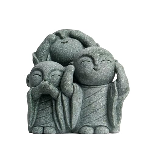 Japanische Buddha-Minifigur, minimalistischer Buddha für Heimdekoration, Kleiner Mönch für drinnen und draußen, Buddha-Statue fur Heimbüro Heimdekoration Desktop Dekoration Japanische Buddha-Minifigur, minimalistischer Buddha für Heimdekoration, Kleiner Mönch für drinnen und draußen, Buddha-Statue fur Heimbüro Heimdekoration Desktop Dekoration von XYUERU