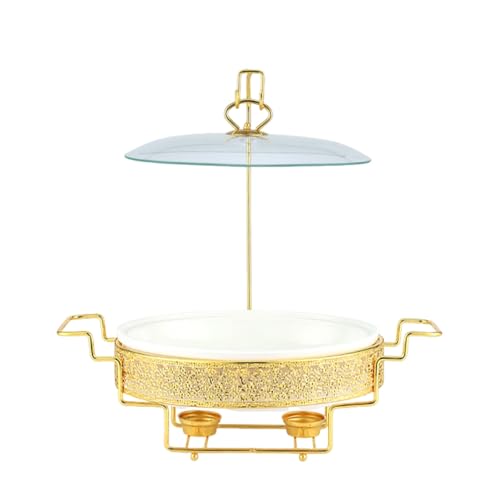 Keramik Chafing-Dish-Buffet-Set,Ovaler Speisenwärmer Warmhaltetabletts,Hot Pot Essenserwärmung mit Deckel für Catering Party Hochzeit Keramik Chafing-Dish-Buffet-Set,Ovaler Speisenwärmer Warmhaltetabletts,Hot Pot Essenserwärmung mit Deckel für Catering Party Hochzeit von XYUERU