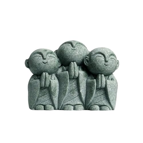 Kleine Buddha Figur,Japanische Buddha-Minifigur,Mönch Figuren Kunst Statue Für Ihr Haus Oder Garten,Kung Fu Skulpturen fur Tischdeko,Teetablett Ornamente Kleine Buddha Figur,Japanische Buddha-Minifigur,Mönch Figuren Kunst Statue Für Ihr Haus Oder Garten,Kung Fu Skulpturen fur Tischdeko,Teetablett Ornamente von XYUERU