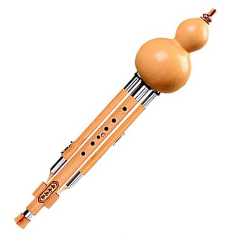 XYUERU Hulusi Musikinstrument C Down B Cucurbit Hulusi Professional Performance Instrument Geeignet Für Anfänger Und Professionelle Auftritte(F Key) von XYUERU