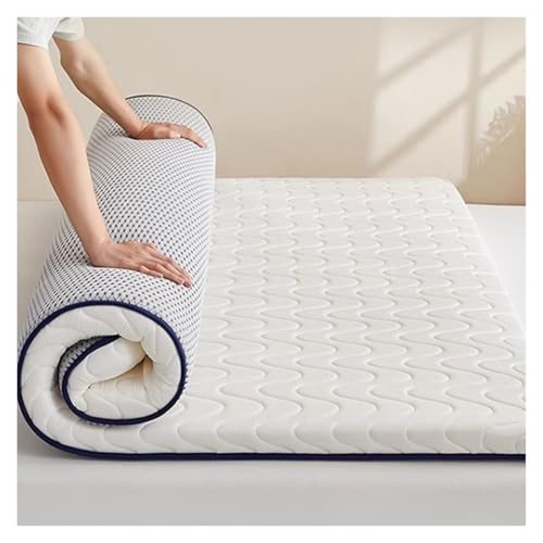 XYUERU Japanische Bodenmatratze, Futonmatratze, Japanische Tatami-Matratzen Futon, Verdickte Bodenmatratze, Tragbare Faltbare Schlafmatte, Doppel-Einzelmatratze Für Bodenliege(120x200cm) von XYUERU