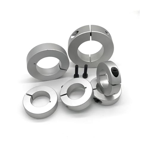 1 offener fester Ring, leichte Lagerbegrenzungshülse, Verriegelungshülse, automatischer Ringpositionierungswellenring aus Aluminium mit Schlitz(40-70-18) von XYVXGGRM