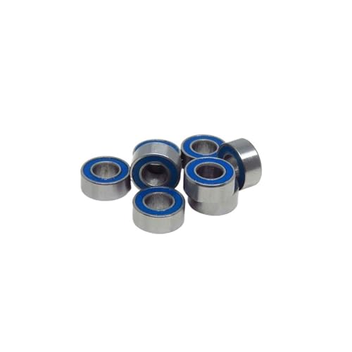 10 Stück 3x6x2,5mm MR63 2RS ​​​​Kugellager mit blauer Dichtung MR63RS L630 3 * 6 * 2,5 Werkzeuglager MR83 MR84 MR105 MR106 MR115 RS(MR74-2RS 4x7x2.5mm) von XYVXGGRM