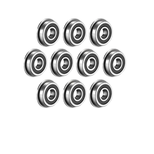 10 Stück F623 F686 F688 F689 F695 F696 F698-2RS Lager 5x13x4mm Flansch Miniatur-Rillenkugellager for 3D-Drucker(F698-2RS 8x19x6mm,10PCS_ABEC-5) von XYVXGGRM